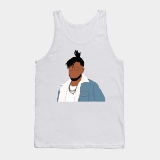 Erik Killmonger Fan Art Sticker Tank Top